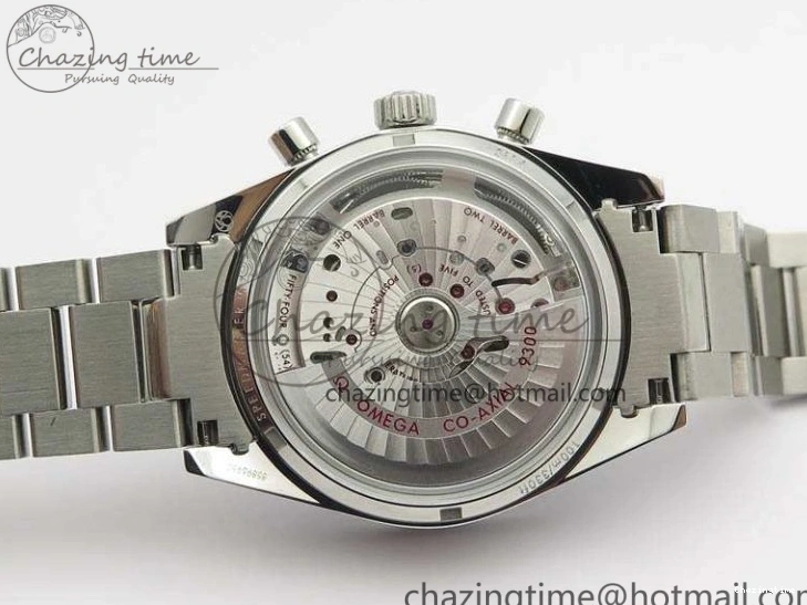 0506 Speedmaster ’57 Co-Axial OMF 1:1 Best Edition Blue Dial White Markers On SS Bracelet A Sustainable 8145